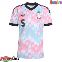 Camiseta Bélgica Maxim De Cuyper #5 Visitante Equipación Mundial 2026 manga corta